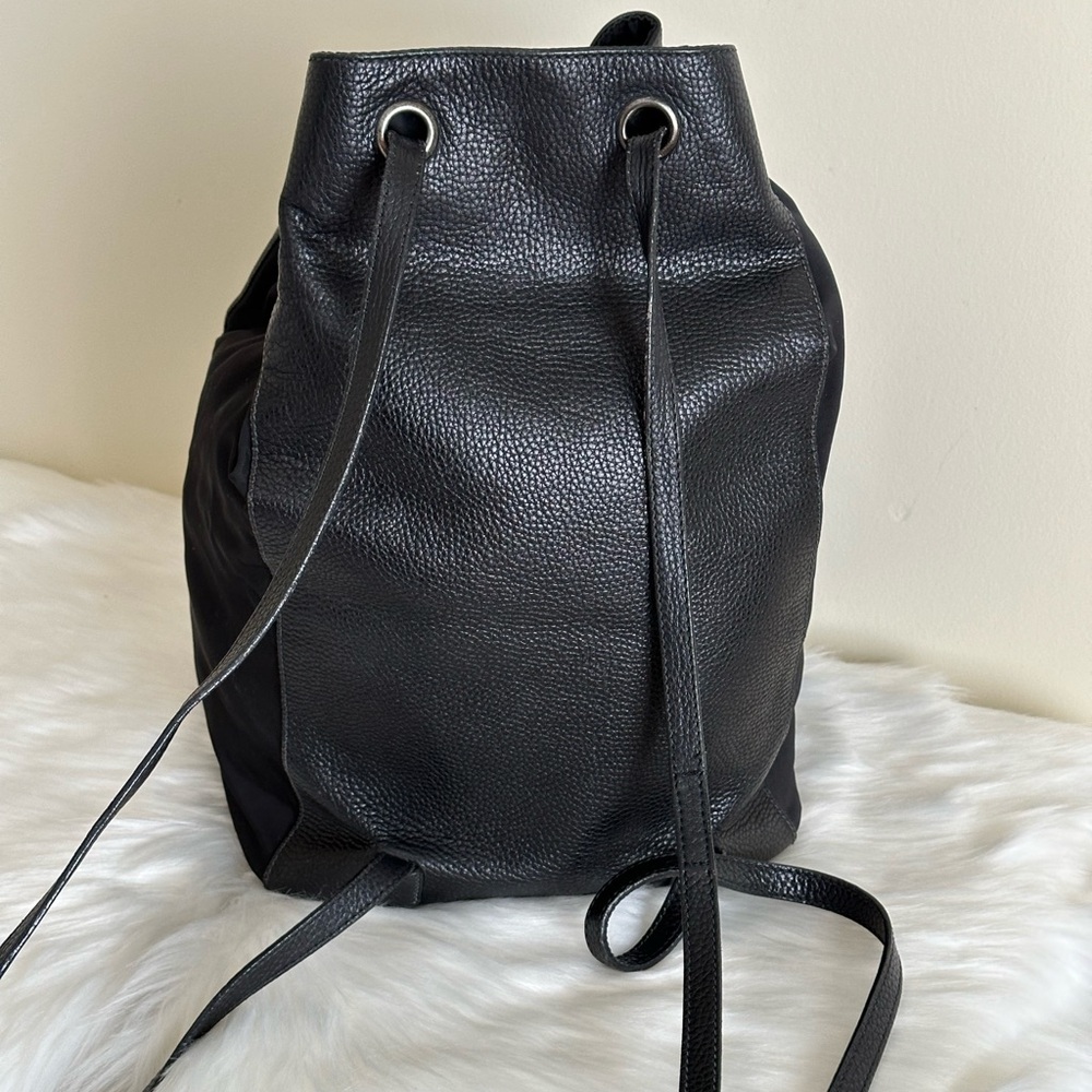 Prada Black Leather Backpack - Picture 6 of 16